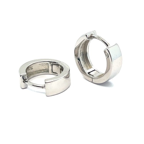 Przejdź do produktu Srebrne Kolczyki Koła Gładkie Próba 925