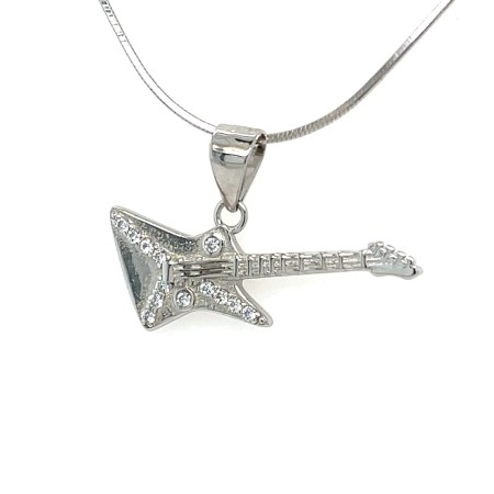 Miniaturowa gitara zawieszka unisex, Gitara dla fanów muzyki, prezent dla muzyki, oryginalny prezent dla niego