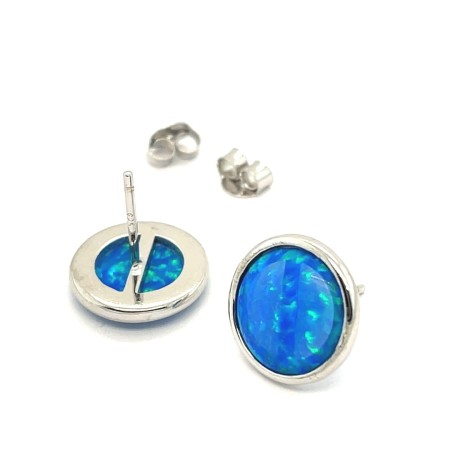 kolczyki z opalem sklep online, biżuteria z szybką wysyłką, srebrne sztyfty cena, naturalny opal kup teraz, sprawdzone kolczyki próba 925, oferta na srebrne kolczyki