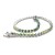 bransoletka tenisowa 18 cm cena, biżuteria rodowana 925 zielona, bransoletka z limonkowymi cyrkoniami, elegancka bransoletka tenisowa na prezent, biżuteria premium Noble Bellezza limonka, bransoletka tenisowa 925 kolorowa