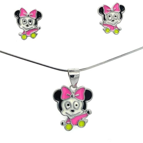 Przejdź do produktu Biżuteria dla dziewczynki Myszka Minnie