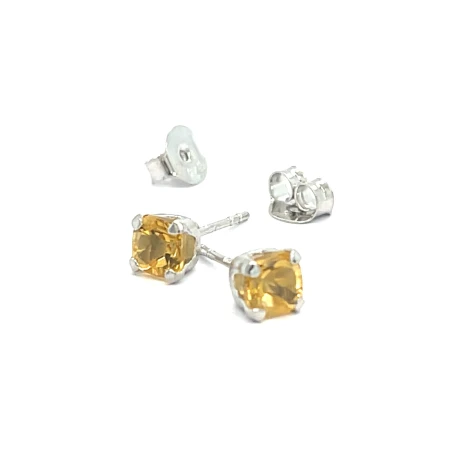 eleganckie kolczyki na prezent, topaz w srebrze 925, biżuteria z kamieniami szlachetnymi