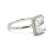 elegancki pierścionek z cyrkoniami, biżuteria glamour srebro, pierścionek 10x12 mm, srebro 925