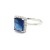elegancki pierścionek z cyrkoniami, biżuteria glamour srebro, pierścionek 10x12 mm, srebro 925