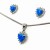 biżuteria z błyszczącym opalem serca, małe kolczyki serca srebro opal, zestaw biżuterii minimalistyczny glamour, biżuteria srebrna sklep online opal, komplet biżuterii z sercem na prezent, srebrne kolczyki serca rodowane