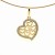 złota zawieszka serce 585, wisiorek z cyrkoniami serce, biżuteria złota 14k ażurowe serce, złota zawieszka 12x19 mm, wisiorek serce z cyrkoniami wokół, biżuteria premium złoto 585