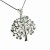Zawieszka / wisiorek srebrny " Green tree"