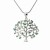 Zawieszka / wisiorek srebrny " Green tree"