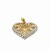 biżuteria premium bicolor, złote ozdoby 21x22 mm, nowoczesna zawieszka 2026, eleganckie dodatki ze złota 14k, biżuteria wysokiej jakości sklep online, modne złote wisiorki
