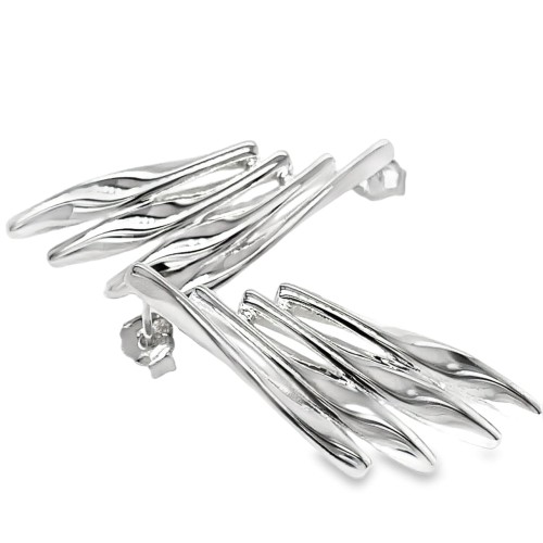 Przejdź do produktu Kolczyki  Skrzydła srebrne