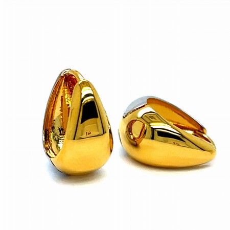 Eleganckie kolczyki ze złoceniem i rodowaniem na wyjątkowy prezent