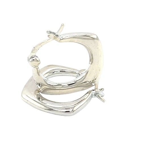 Przejdź do produktu Kolczyki  romby ze srebra