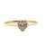 komplet biżuterii złote serce 585, pierścionek złoty na imieniny, biżuteria złota 14k z cyrkonią ametyst, złoty pierścionek do sukienki, biżuteria złota premium 2026, pierścionek serce fioletowe złoto