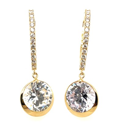 modne kolczyki wiszące 2026, biżuteria w stylu glamour, kolczyki złote statement jewelry, ponadczasowa elegancja złote kolczyki, duże kolczyki z cyrkoniami