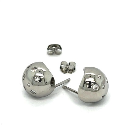 Kolczyki dla nastolatki, kolczyki do pracy, kolczyki z błyskiem