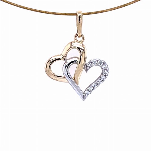 Przejdź do produktu Zawieszka złote serca