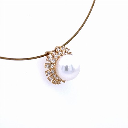 biżuteria z perłami na co dzień, elegancka zawieszka do biura, biżuteria ślubna minimalistyczna, złoty dodatek do stylizacji, luksusowa zawieszka z perłą