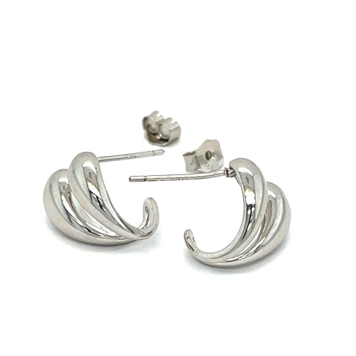 Przejdź do produktu Kolczyki srebrne dwie krople