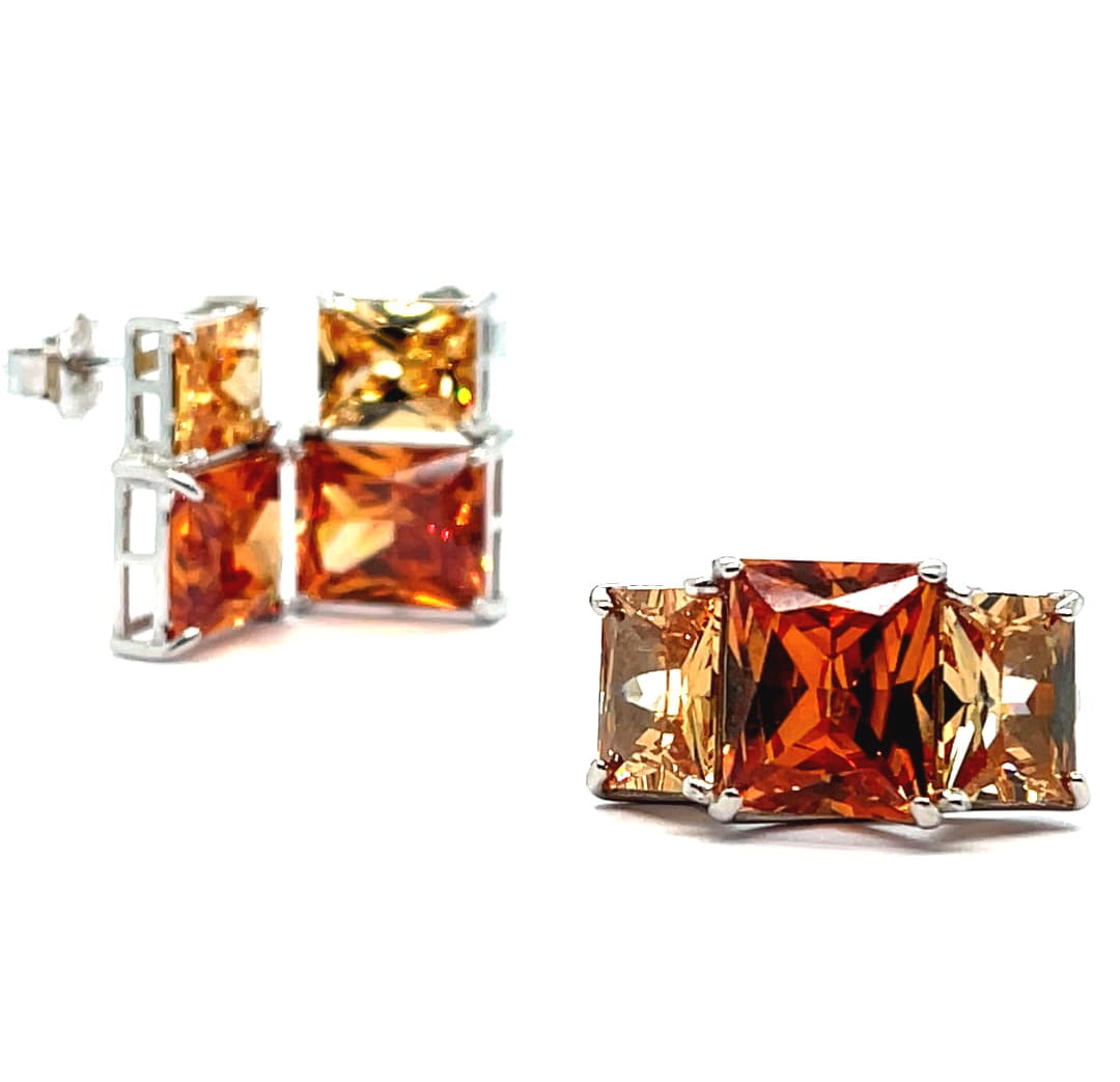 srebro rodowane 925, srebrny pierścionek z cyrkoniami, biżuteria która nie ciemnieje, pierścionek z trzema kamieniami