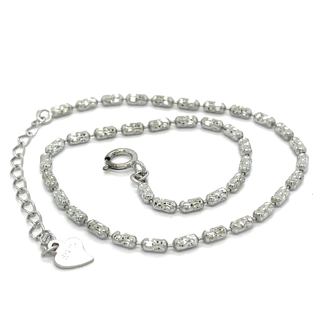 bransoletka z przedłużką 3 cm, regulowana bransoletka srebrna, bransoletka na nadgarstek z regulacją , biżuteria premium 2026