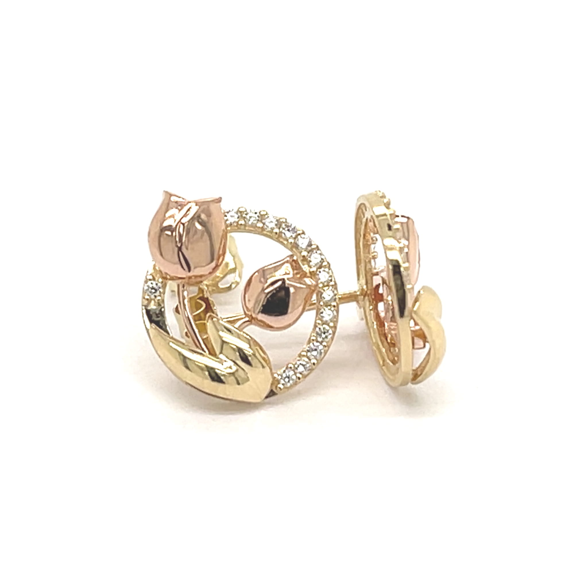 biżuteria na wiosnę, prezent dla ogrodniczki, pomysł na prezent dla mamy, eleganckie kolczyki, biżuteria na co dzień, kolczyki sztyfty złote, biżuteria sklep online, złote kółka z kwiatami, modne kolczyki 2026, biżuteria damska premium.